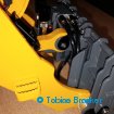 Carson Laderaupe Liebherr LR634 mit Braeker-Lock Schnellwechsler+Eigenbau Hydraulikkupplung | RC track loader quick coupler+selfmade hydraulic coulping